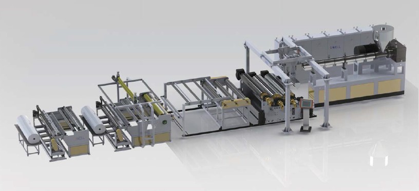 EVA太陽能膠膜、PVB玻璃夾層膜、TPU膠膜生產線